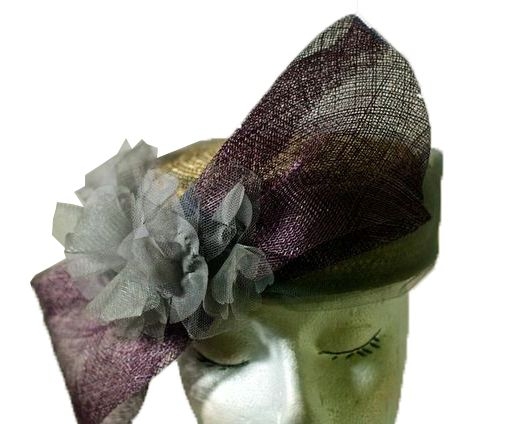 sombrerete lazo morado